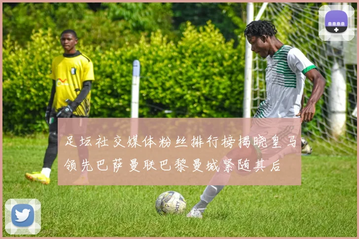 足坛社交媒体粉丝排行榜揭晓皇马领先巴萨曼联巴黎曼城紧随其后